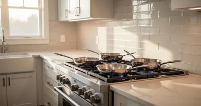 Comparatif : 5 types de poêles en inox et céramique pour une cuisson saine