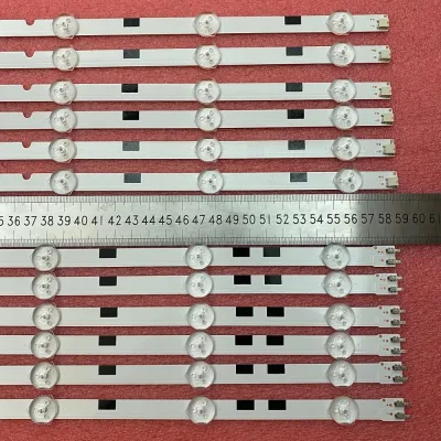 Bande LED de rétroéclairage en aluminium, 12 pièces – image 3