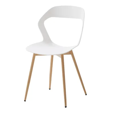 Chaises de salle à manger blanches, lot de 6 – image 2