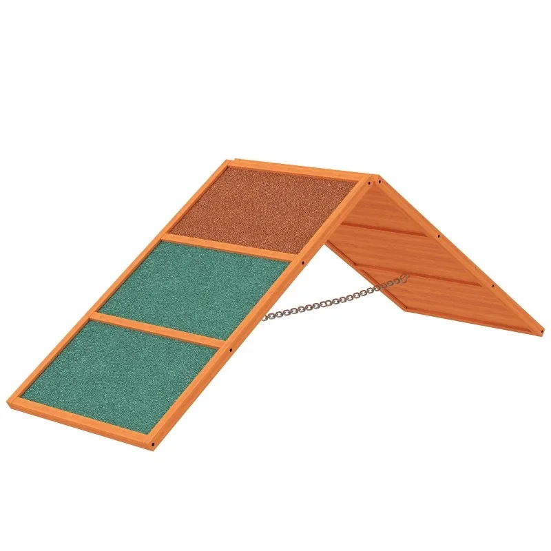 Rampe d'agility pliable pour chien, bois de sapin