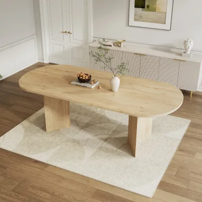 Table à manger extensible chêne, 160/200 × 90 cm